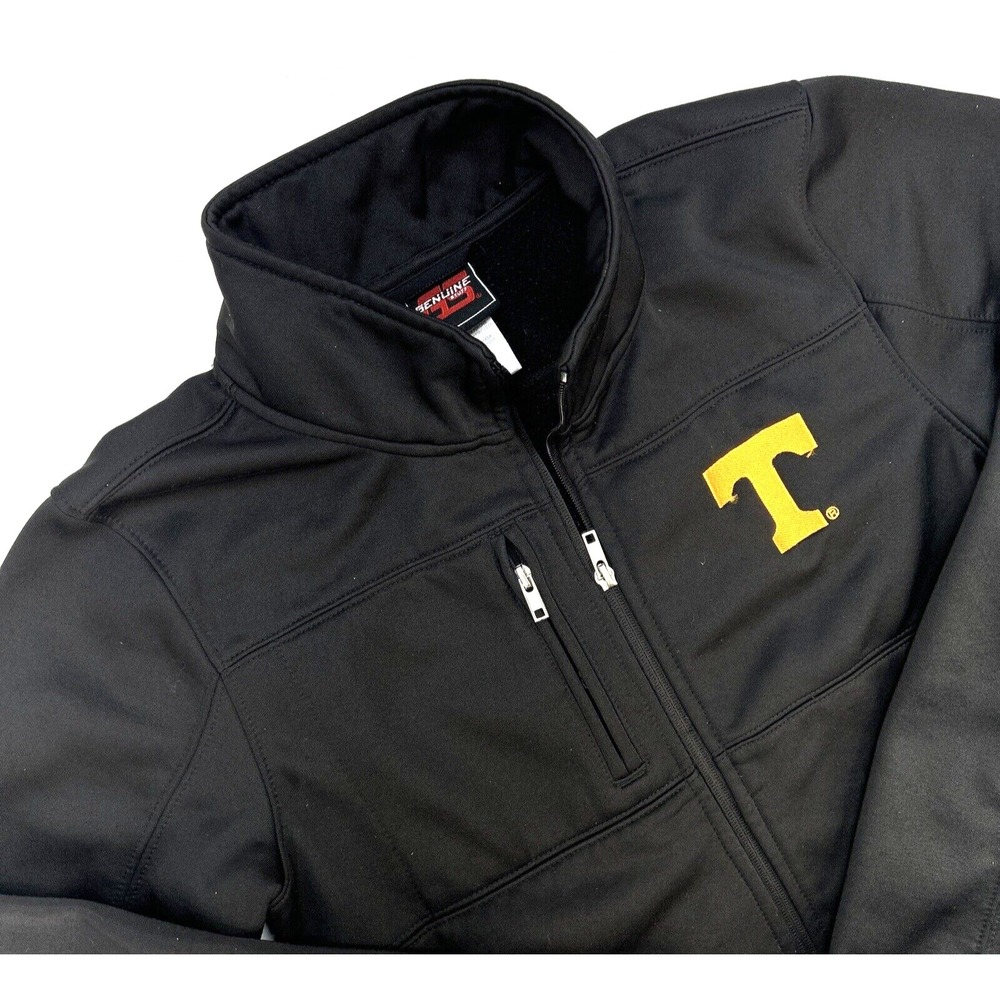 TN Genuine Stuff Full Zip Pockets Thumb Holes Long Sleeve Jacket Woman's M Black